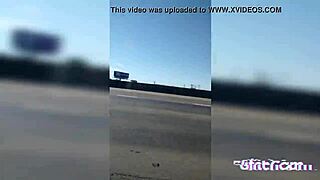 euroschilles gives hand job in parking lot while driving