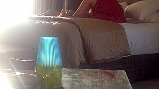 Wife Bent Over in Hotel for Doggystyle