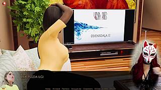 Playful Fox's Special Request 18: Rough Cosplay Blowjob With Cumshot On Russian Blonde