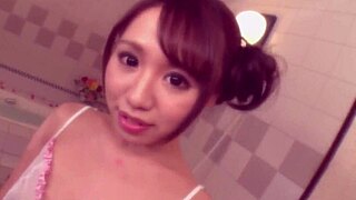 Japanese shaved beauty dominates in intense hairless action.