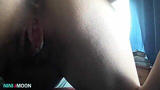 close-up MASTURBATION of NINI