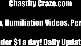 i may never remove your chastity device in this femdom session