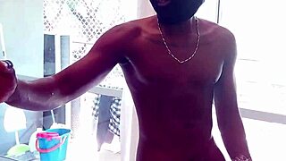 when his girlfriend goes shopping, he fucks me in the kitchen