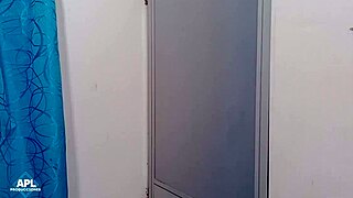 Homemade video of a brunette cousin deepthroating a reverse chubsticker, getting deepthroated and her pussy getting pounded