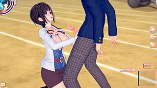 big tits insurance teacher gets tit rubbing sex in 3d cartoon