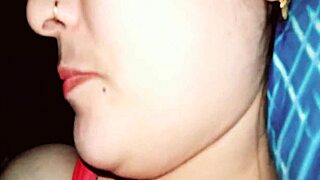 Hot romantic mms turns hardcore with monster cock