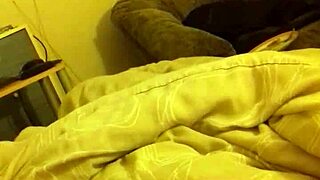 Ever seen a long thin cock explode in bedroom wank?