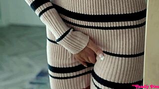 Teaching Stepsister What Creampie Means with Bent Over Blowjob Action