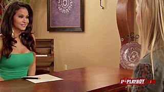 Joe and Kristen start foreplay in the pool, swinging with other couples nearby.