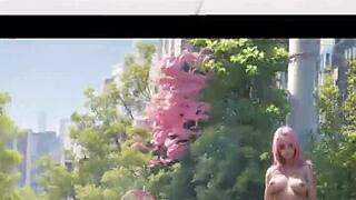 i collected these ai images of giantess hentai, huge boobs and tits in compilation, tall figures part 01 by giantshaf