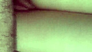 Wife shows clit and fucks until creampie