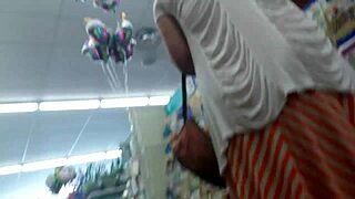 Peeking under that tiny skirt for a quick thrill.