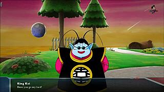 Dragon Ball Divine Adventure Part 37 with a hot goddess facial finish!