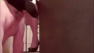 Mistress dominates her slave fiercely!