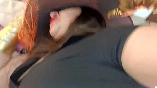 Hot witch gets filled with cum on halloween