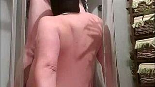 Mistress dominates her slave fiercely!