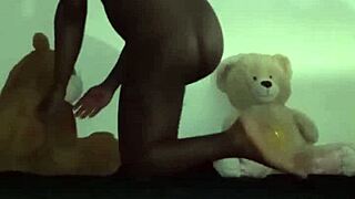 Wow, Threesome Fun with Furry Toy Bears!