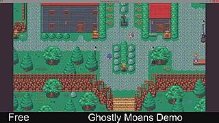 Ghostly moans in anime hentai