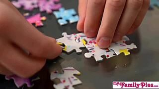 Lexi Lore and Molly Little 18+ Crave a Wild Threesome Deepthroat Session