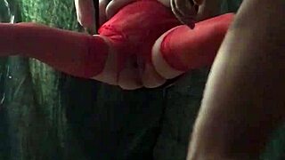 Cherry Shay, your shaved pussy squirting in lingerie