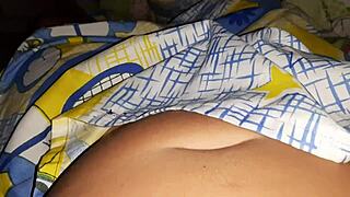 i caught my stepsister peeping while i jerk off and she masturbates to orgasm too