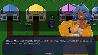 In the game-spunkstock, samga and pica engage in sexy cartoon fucking with toys.