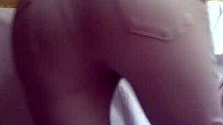 the anal dildo destroys her latina asshole