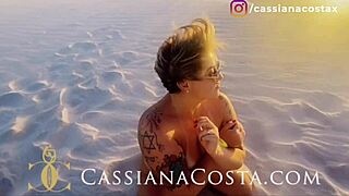 Milf gives amateur footjob on big ass request