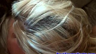 amateur teen threeway at party