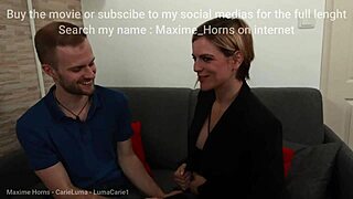 bisexual threesome fun with a french couple and young amateurs