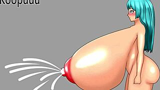 adorable japanese girl in hentai porn speed painting with big tits