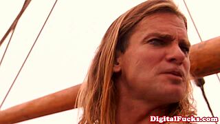 I, the pirate babe, pleasing captain's cock wrong