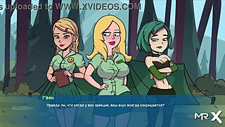 I am hiking in the mountains, hearing strange sounds from Camp Pinewood