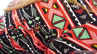 Petite Teen Blows in Classroom with Glasses