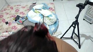 Hot stepmother fucks her stepson