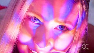 Girl With Big Tits Masturbates Intensely Like In A Christmas Fairy Tale.