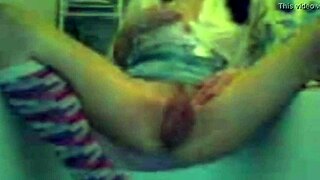 Laura Fatale gets fingered and squirts in the bathtub, followed by double penetration and masturbation.