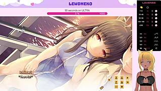 vtuber lewdneko plays love cubed part 7 😘