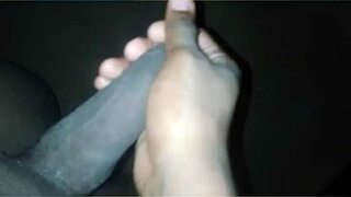 Straight friend flexes huge dick for gay buddy while girlfriend's away