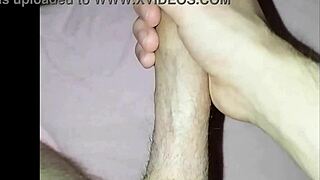young dude's solo dick play caught on homemade vid