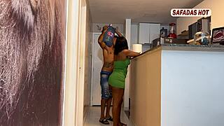 i watched that big-ass latina milf give it to the delivery guy