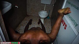 my big ass girlfriend hints at fun on the bathroom floor