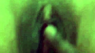 Spanish mami surprises with powerful squirting during intense pussy play in european setting