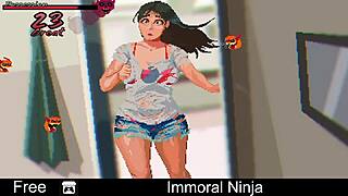 i can't stop laughing and craving more of immoral ninja's wild antics
