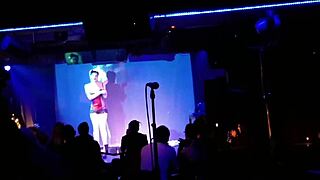 Woman performs public breast milk pumping outdoors