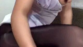 Hey, Check Out This Spring Yoga Pants and Black Silk Cosplay Temptation!