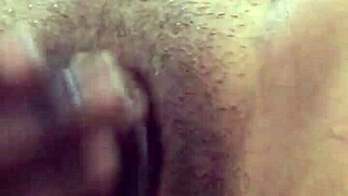 Spanish mami surprises with powerful squirting during intense pussy play in european setting