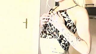 skinny teen plays with dildo?