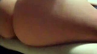 Milf Humping Pillow In Kitchen With Horny Masturbation