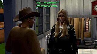 sims 4 biker chicks with tattoos suck big cocks in group